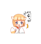 キツネの巫女ちやん（個別スタンプ：16）