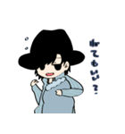 帽子男子だっていろいろ聞きたい！（個別スタンプ：7）