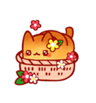 バスケット世界Bread cat（個別スタンプ：12）