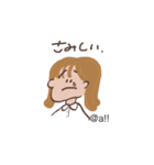 茶髪ショートの女の子（個別スタンプ：15）