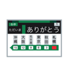 電車のLCD 1（個別スタンプ：1）