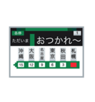 電車のLCD 1（個別スタンプ：5）