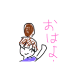 おおおおんなのこ（個別スタンプ：3）