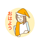 まんまるお目目の女の子（個別スタンプ：4）