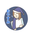 まんまるお目目の女の子（個別スタンプ：5）