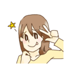まんまるお目目の女の子（個別スタンプ：14）
