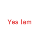 よく使う言葉(英語編)（個別スタンプ：1）