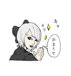 黒リボンちゃん（個別スタンプ：6）