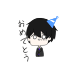 スーツの男の子（個別スタンプ：5）