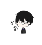 スーツの男の子（個別スタンプ：9）