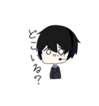 スーツの男の子（個別スタンプ：38）