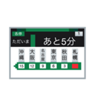 電車のLCD 2（個別スタンプ：2）