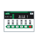 電車のLCD 2（個別スタンプ：7）