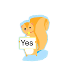 オコジョとリス（個別スタンプ：2）