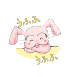 子ウサギなっぴーの小さなしあわせタイム☆（個別スタンプ：2）
