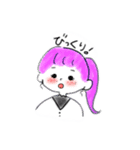 そばかすの女の子（個別スタンプ：3）
