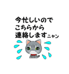 僕はサバトラ柄でーす3（個別スタンプ：2）