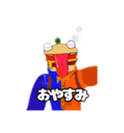 ハンバーガさん（個別スタンプ：3）