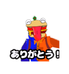 ハンバーガさん（個別スタンプ：7）