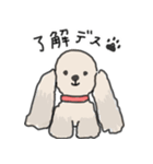 犬の友達 あいさつ（個別スタンプ：10）