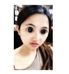 美しい女性の自分撮り（個別スタンプ：3）