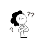 クセ毛くん（個別スタンプ：1）