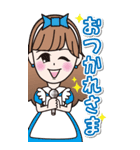 あさがおねえさんBIGスタンプ（個別スタンプ：3）