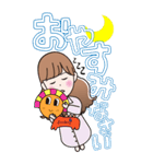 あさがおねえさんBIGスタンプ（個別スタンプ：5）