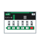 電車のLCD 3（個別スタンプ：4）