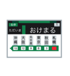 電車のLCD 3（個別スタンプ：5）