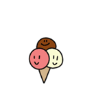 私はアイスクリームです！！！（個別スタンプ：21）