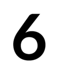 数字第1（個別スタンプ：6）