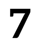 数字第1（個別スタンプ：7）