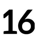 数字第1（個別スタンプ：16）