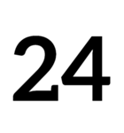 数字第1（個別スタンプ：24）