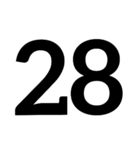 数字第1（個別スタンプ：28）