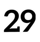 数字第1（個別スタンプ：29）