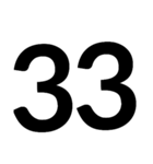 数字第1（個別スタンプ：33）