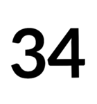 数字第1（個別スタンプ：34）