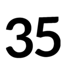 数字第1（個別スタンプ：35）