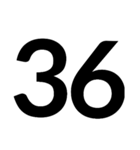 数字第1（個別スタンプ：36）