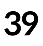 数字第1（個別スタンプ：39）