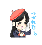 初めての手描きスタンプ（個別スタンプ：7）