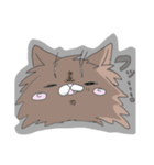ゆるふわ毛長猫。（個別スタンプ：7）