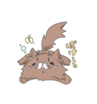 ゆるふわ毛長猫。（個別スタンプ：8）