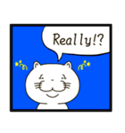 ねこべゐ ver.【English】（個別スタンプ：22）