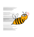 Crazy bee man.（個別スタンプ：6）