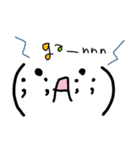 ゆる顔文字①(透過)＠WAKASA（個別スタンプ：15）