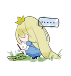 うさちゃんさまとお姫さまスタンプ（個別スタンプ：33）