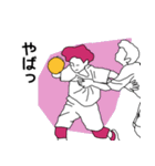 レッドヘア男子ハンドボール部②（個別スタンプ：3）